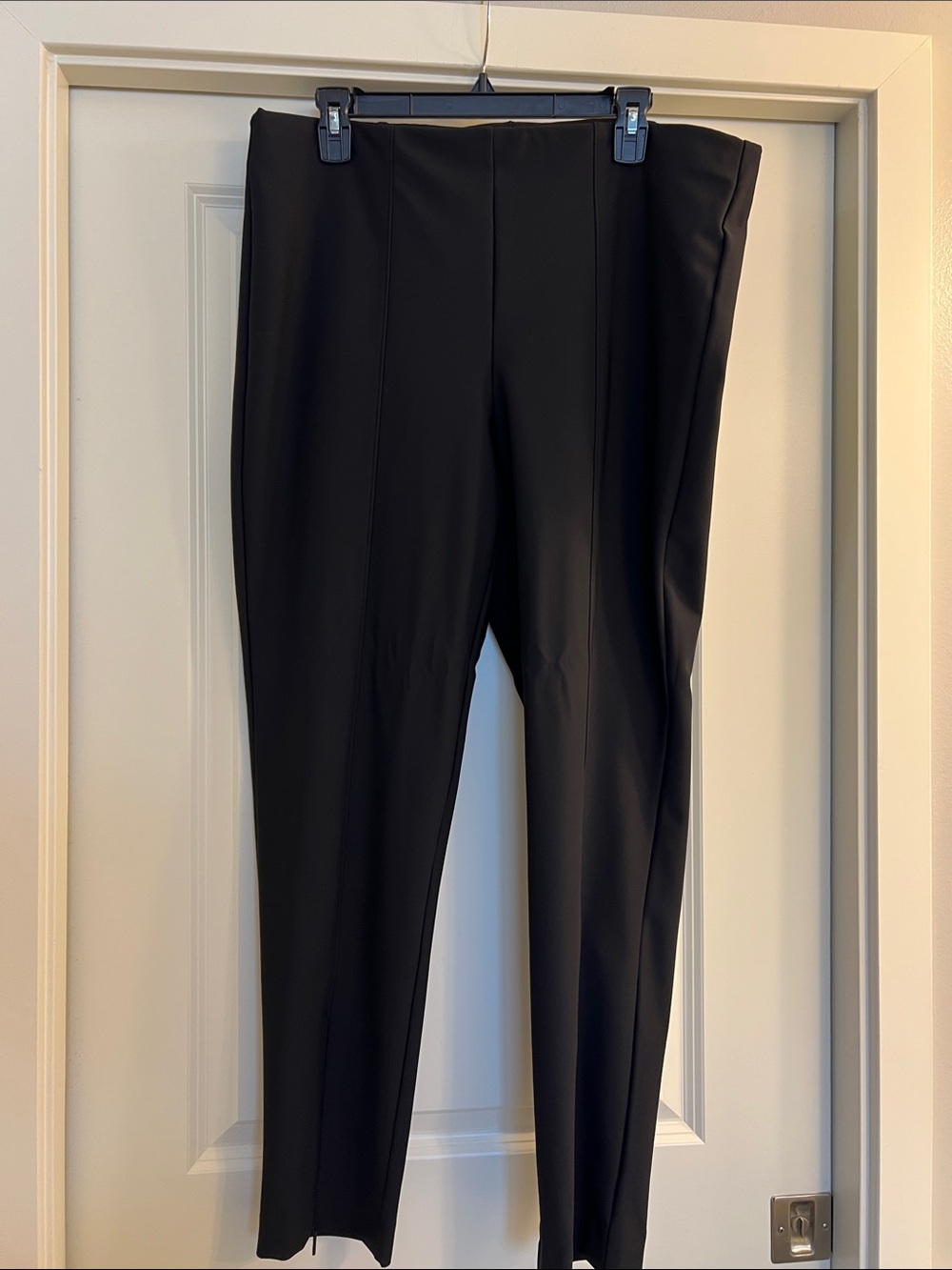Calvin Klein Black Straight-Leg Dress Pants